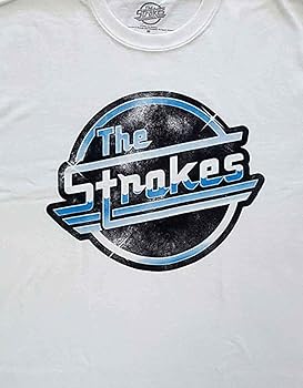 Amazon | [Rocks Off] The Strokes T Shirt Distressed Magna